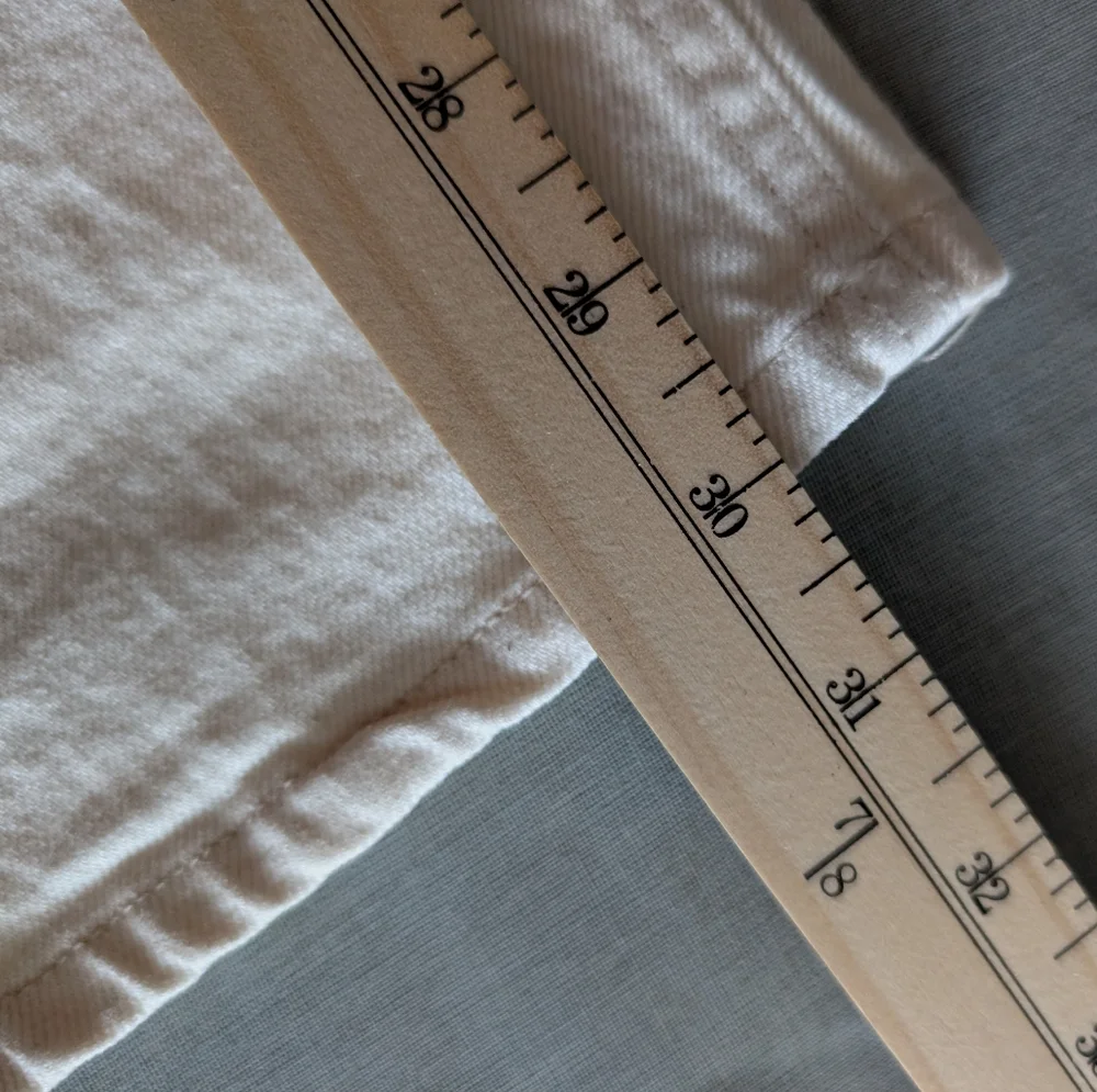 Massimo Dutti Cream Straight Men Jeans